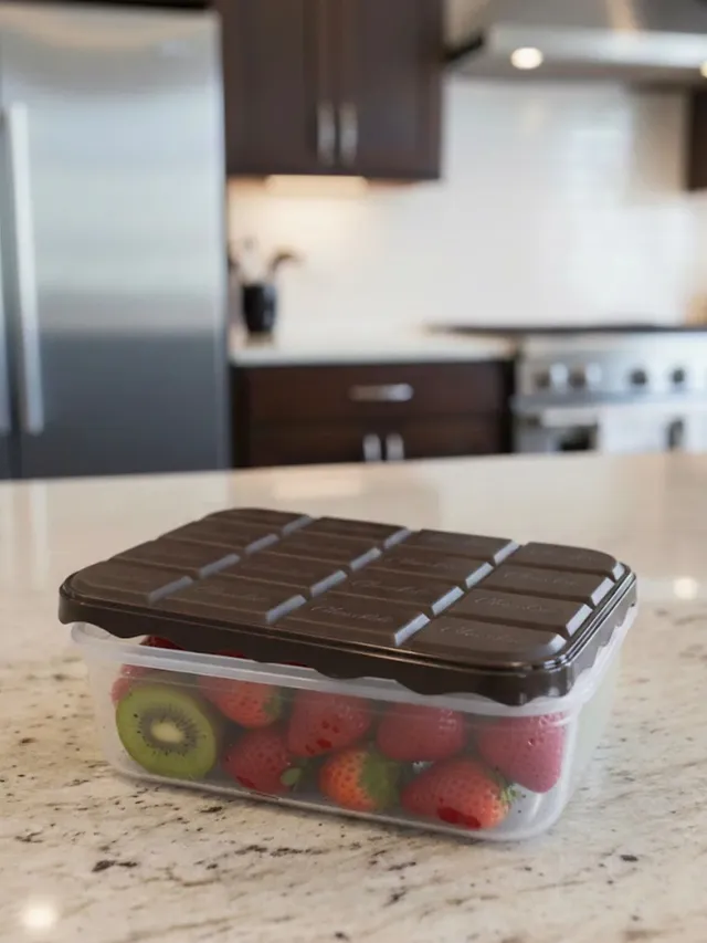 Çikolata Desenli Saklama Kabları-M12