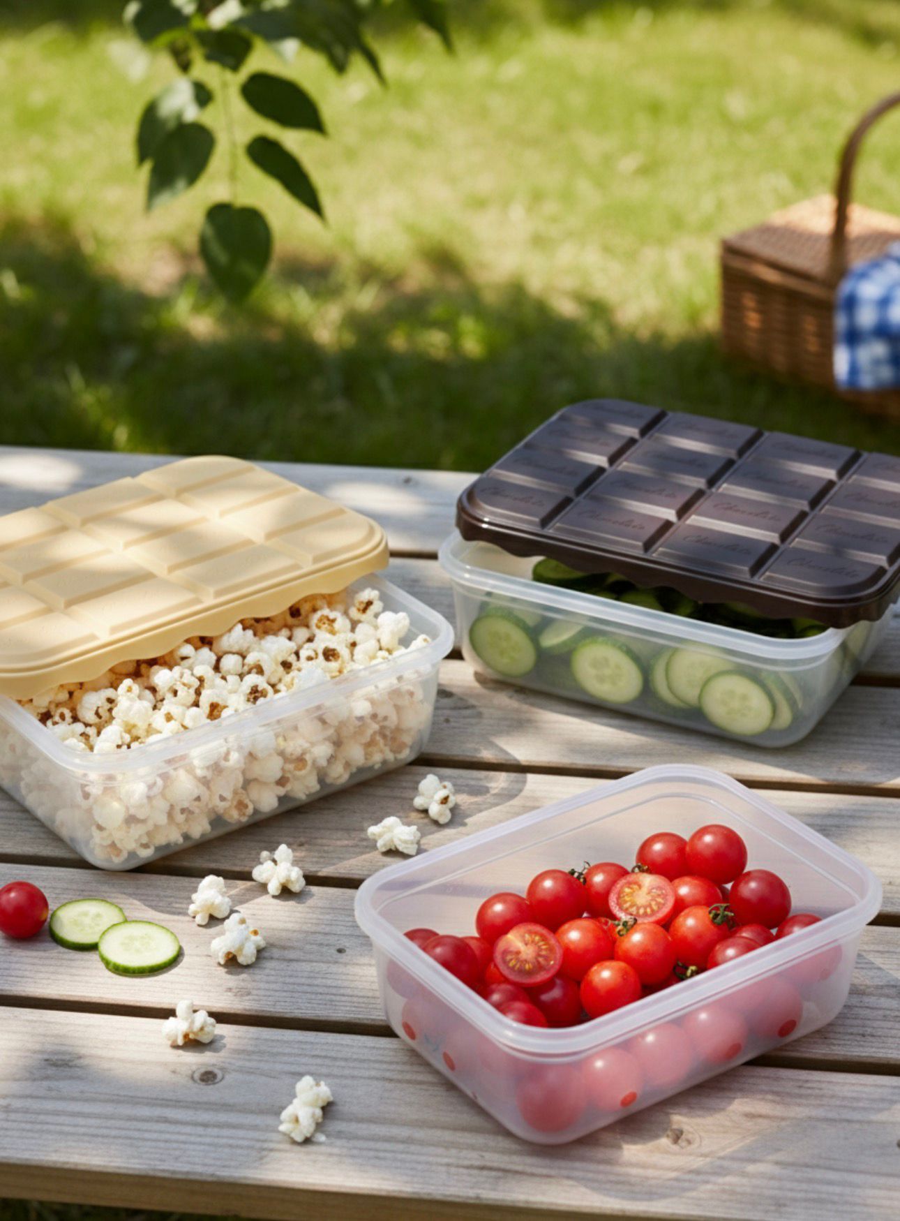 Çikolata Desenli Saklama Kabları-M13