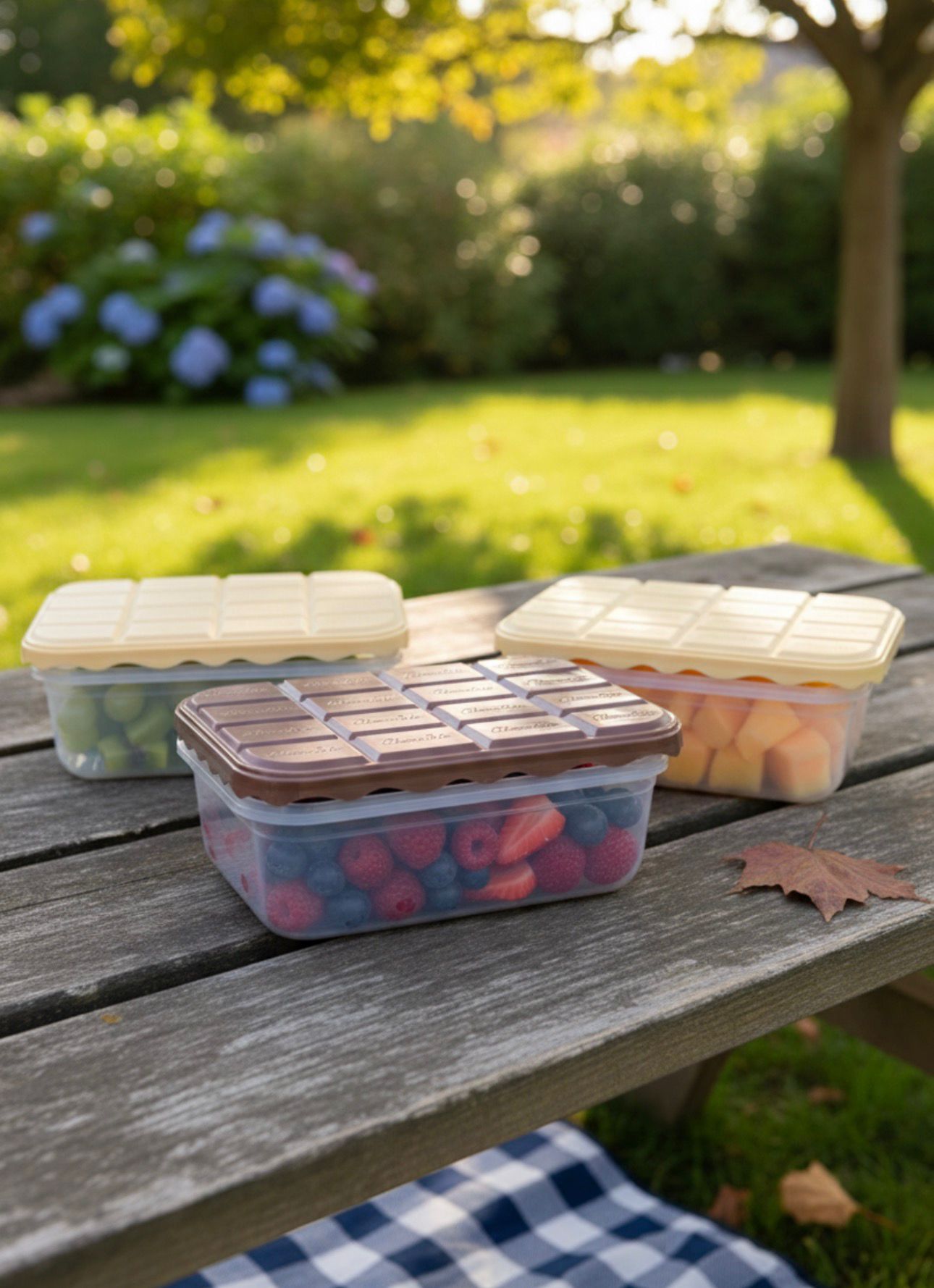 Çikolata Desenli Saklama Kabları-M5