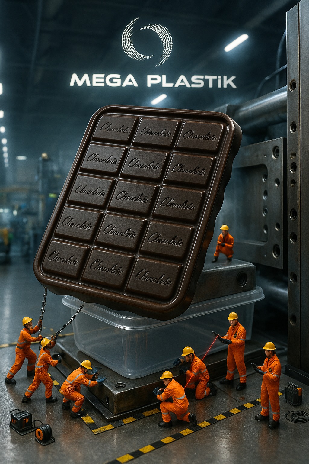 Çikolata Desenli Saklama Kabları